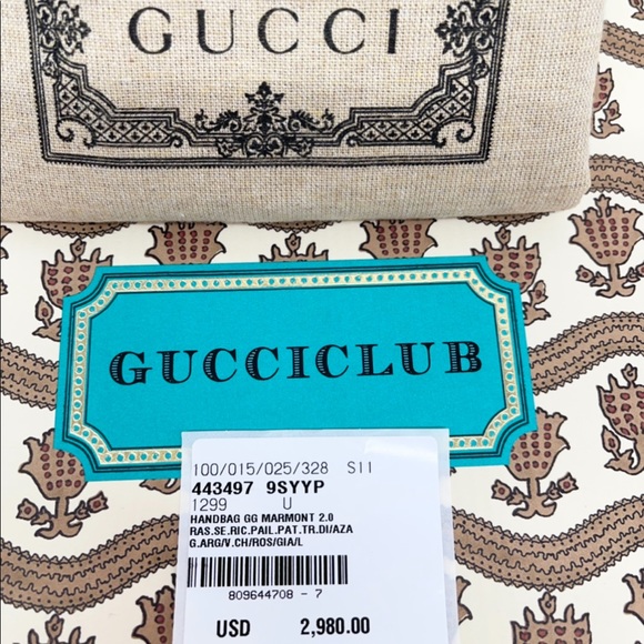 Gucci Limited Edition GG Marmont Sequins Pastel Crossbody Bag - Picture 3 of 12